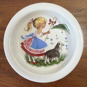 Vintage Little Bo Peep Child's Bowl | Nursery Rhymes by Kelston of New Zealand